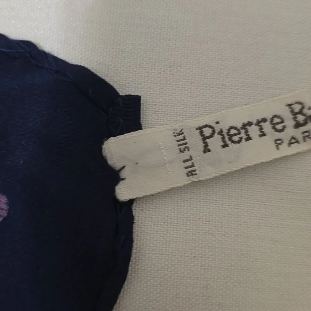Pierre Balmain And 2 More Handmade‎ Silk Handckerchiefs